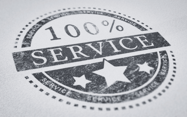 100% service